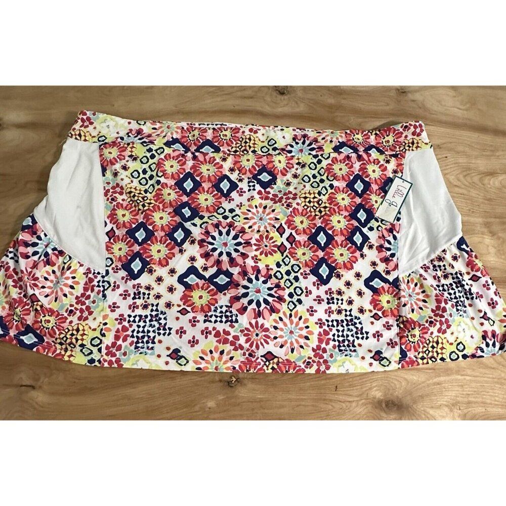 NWT Lillie Green Ladies Sz 3X Tennis Golf pickleball skort Stretch pull on